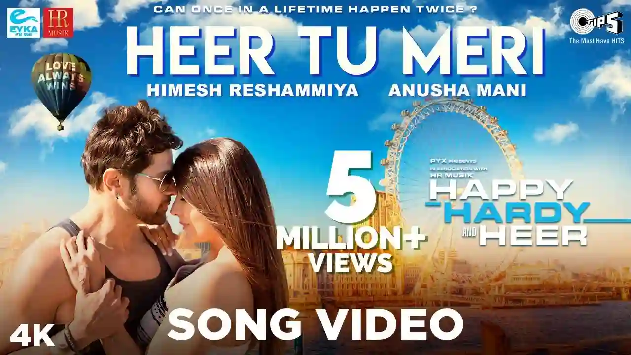 Heer Tu Meri Song Poster from Happy Hardy And Heer