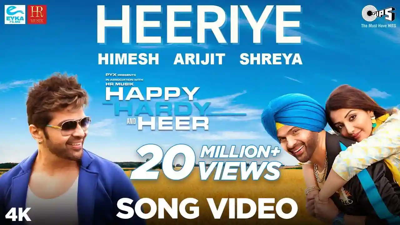 Heeriye Song Poster from Happy Hardy And Heer