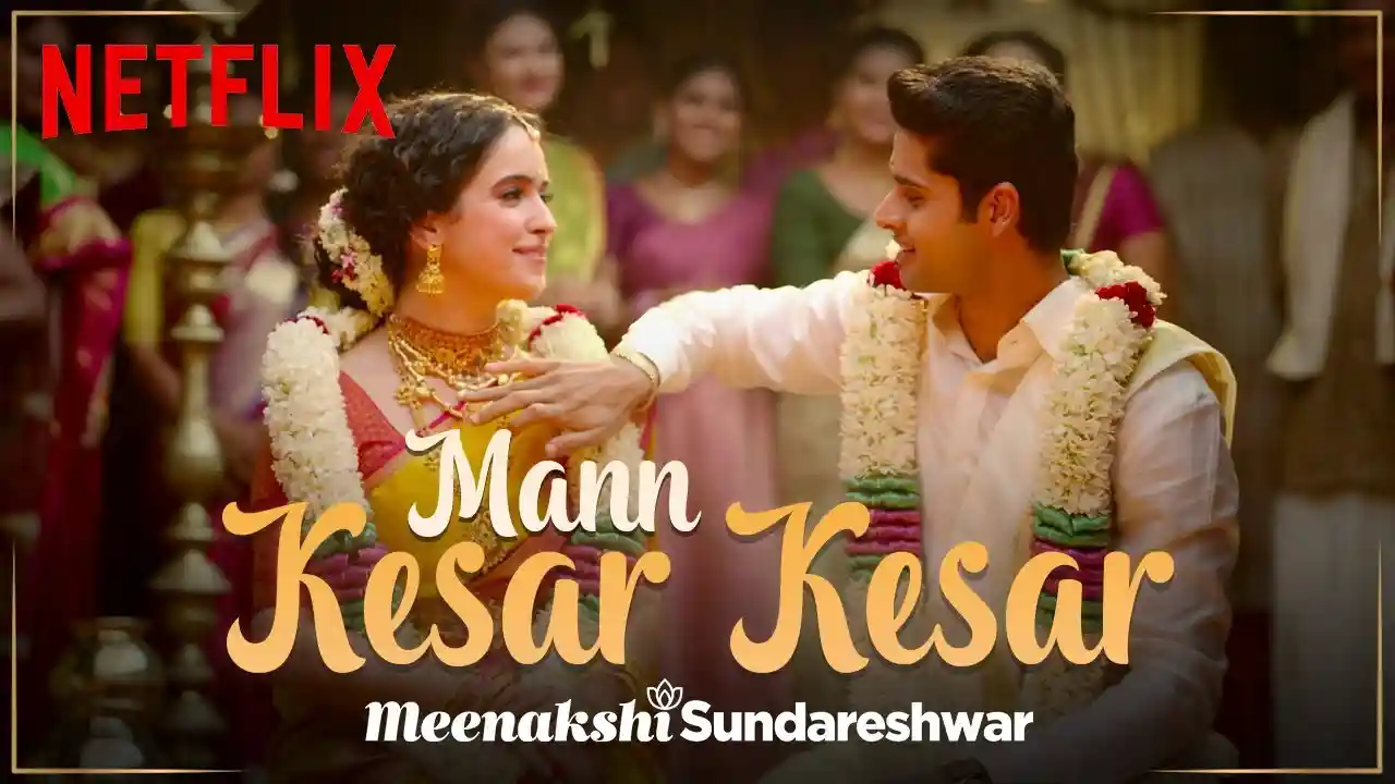 Mann Kesar Kesar Mahke Song Poster from Meenakshi Sundareshwar