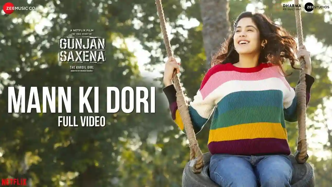 Mann Ki Dori - Male Version Song Poster from Gunjan Saxena: The Kargil Girl