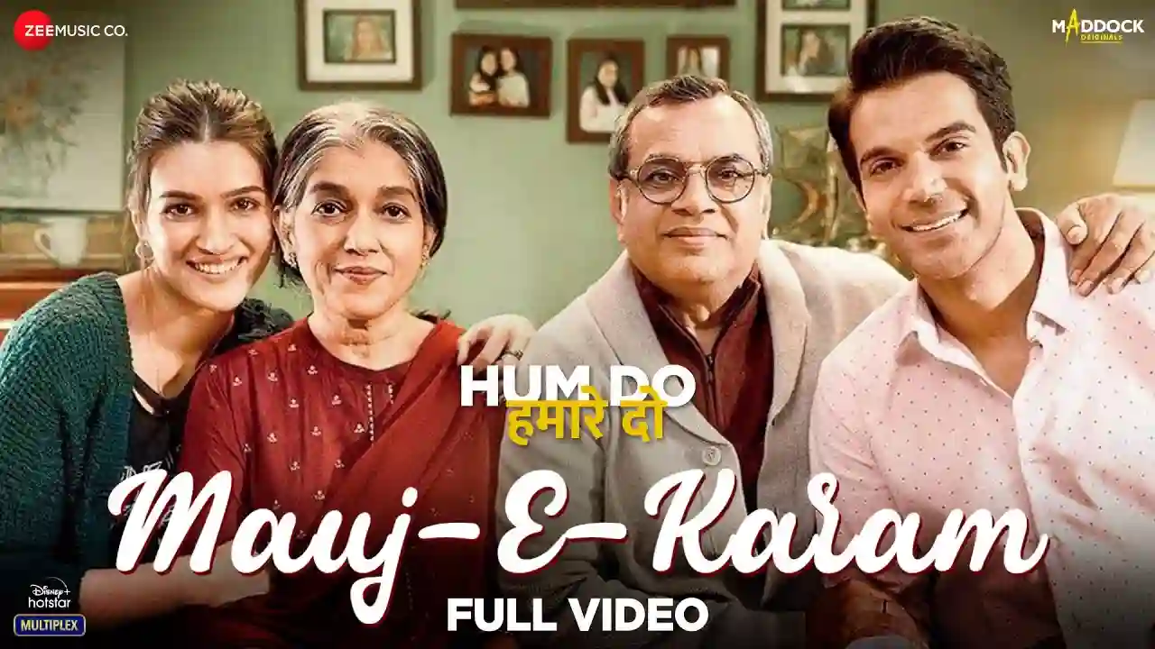 Mauj-E-Karam Song Poster from Hum Do Hamare Do