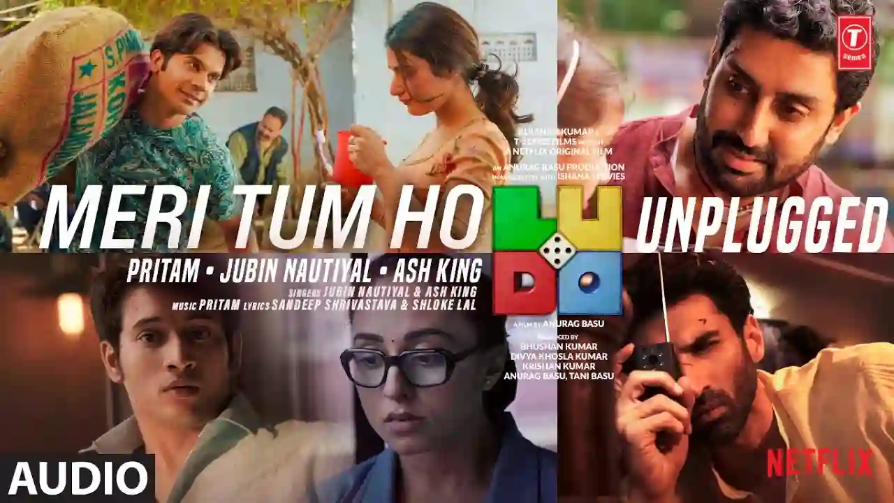 Meri Tum Ho - Unplugged Song Poster from Ludo