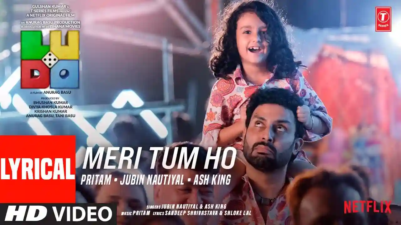 Meri Tum Ho Song Poster from Ludo