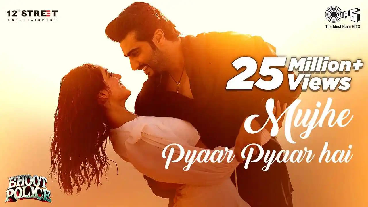 Mujhe Pyaar Pyaar Hai Song Poster from Bhoot Police