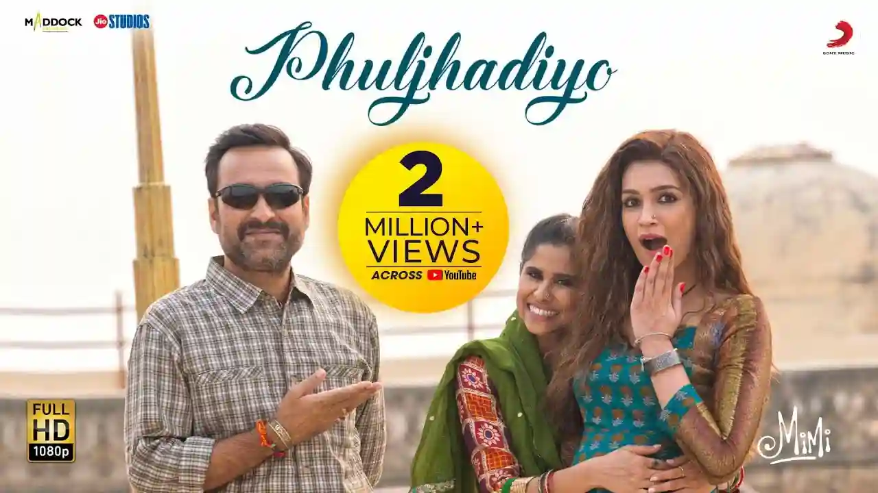Phuljhadiyon Song Poster from Mimi