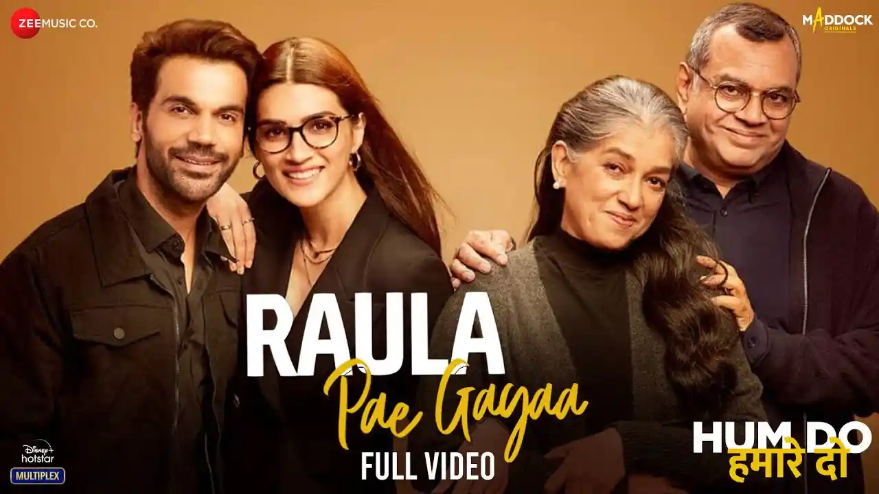 Raula Pae Gayaa Song Poster from Hum Do Hamare Do
