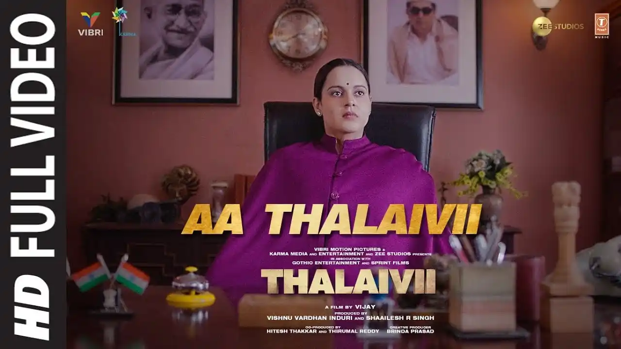 Aa Thalaivi Song Poster from Thalaivii