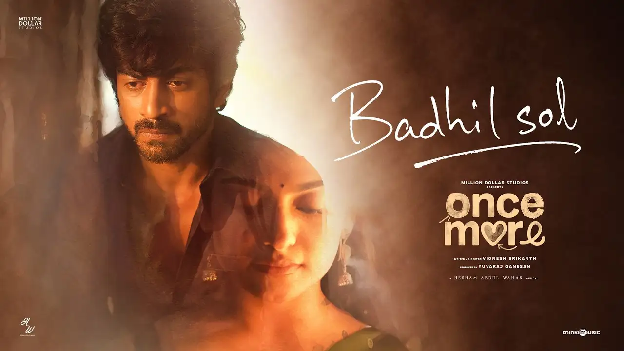 Badhil Sol Song Poster from Once More