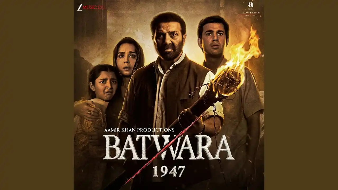 Chal Anjaane Song Poster from Batwara 1947