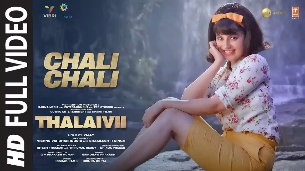 Chali Chali Haan Chali Song Poster from Thalaivii