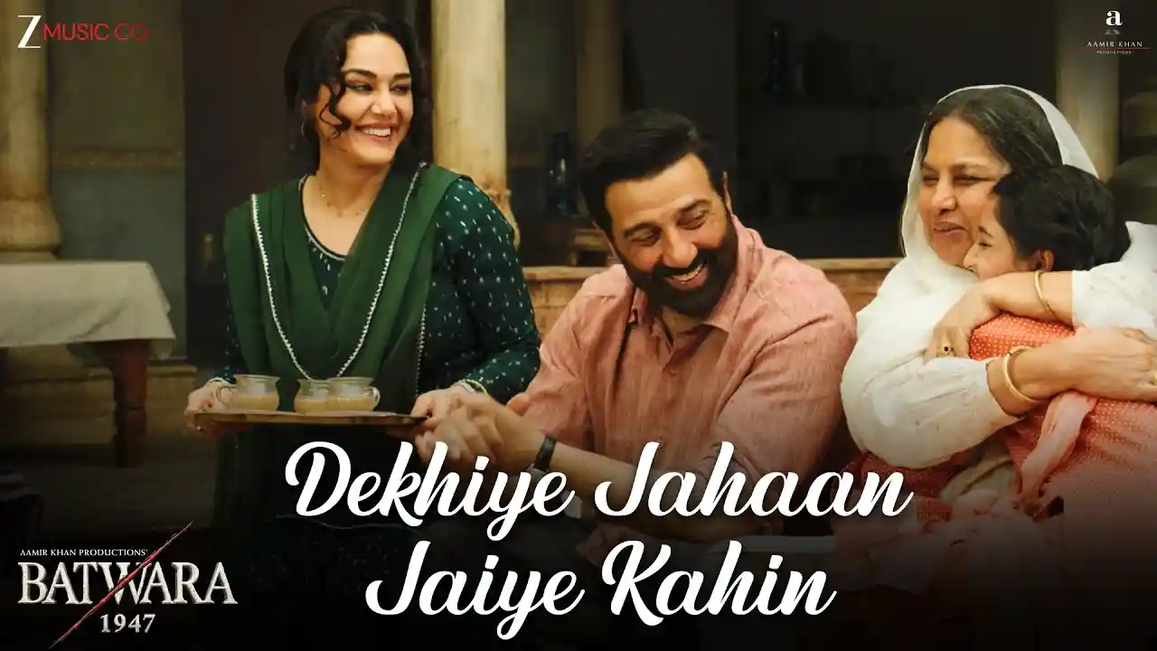 Dekhiye Jahaan Jaiye Kahin Song Poster from Batwara 1947