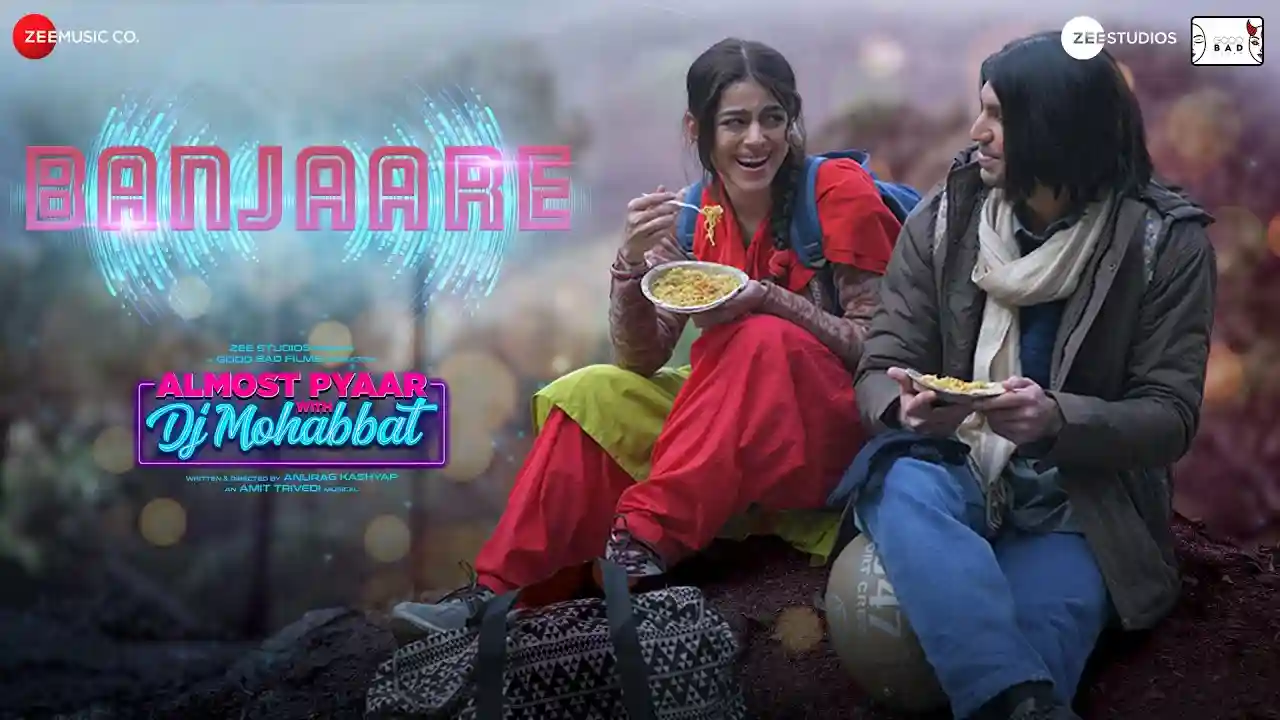 Hain Pyar Mein Doobe Do Dil Banjaare Song Poster from Almost Pyaar with DJ Mohabbat