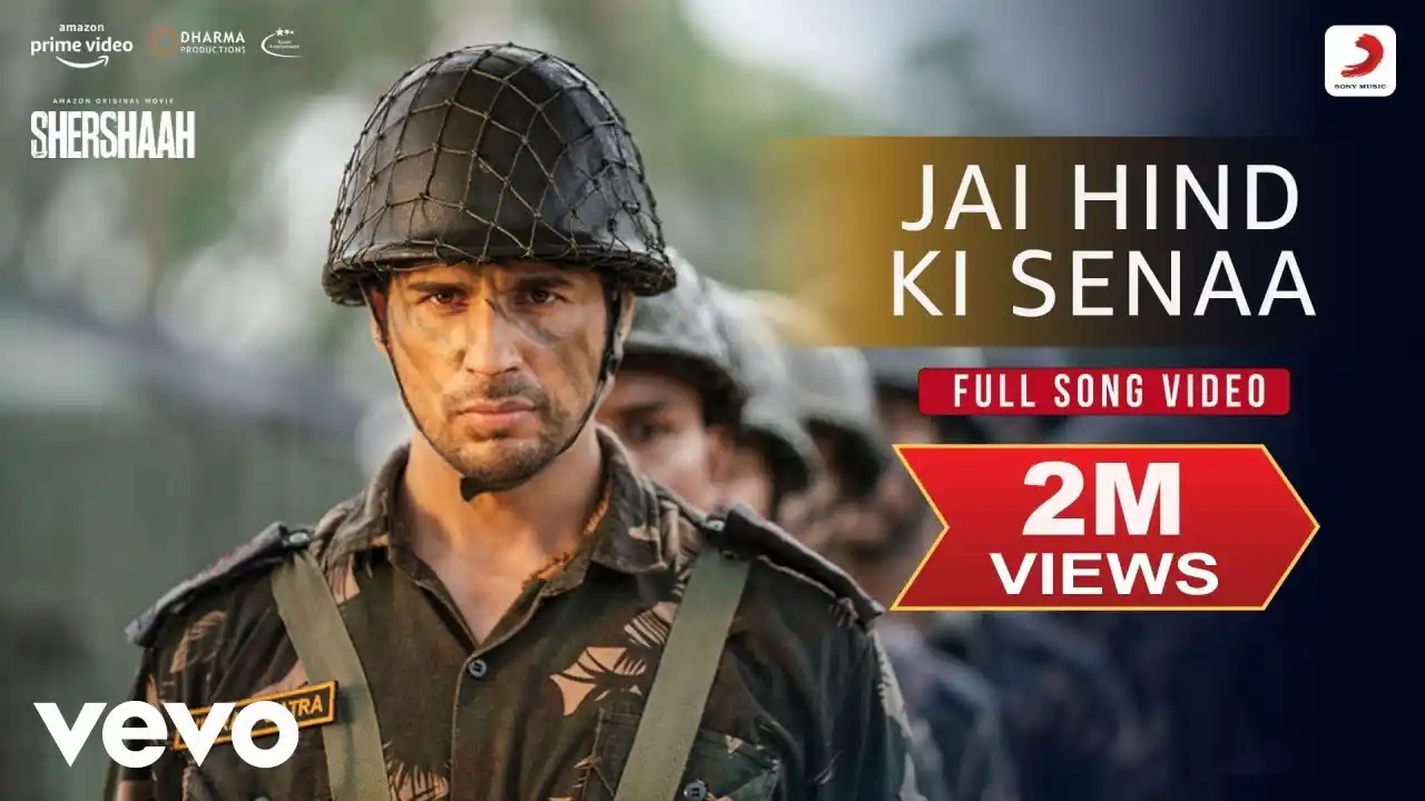 Jai Hind Ki Sena Song Poster from Shershaah