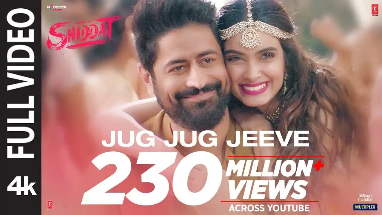 Jug Jug Jeeve Song Poster from Shiddat