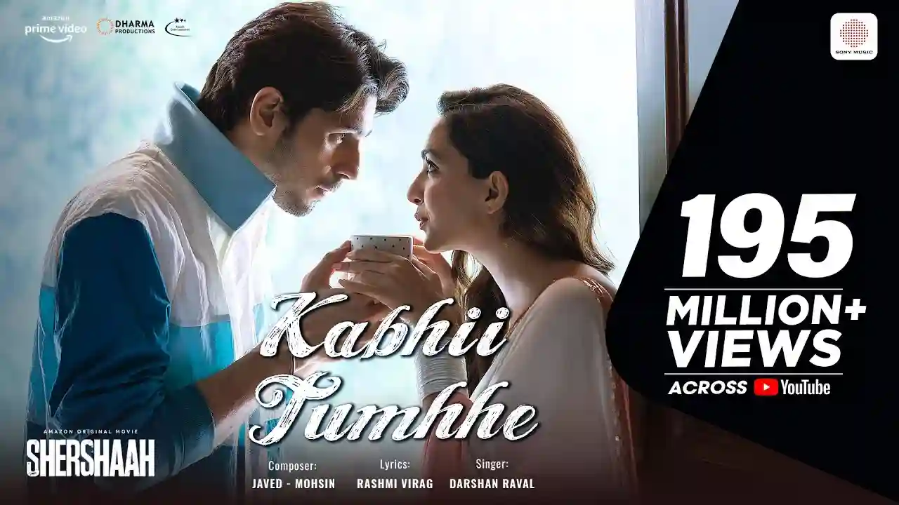 Kabhi Tumhen Song Poster from Shershaah