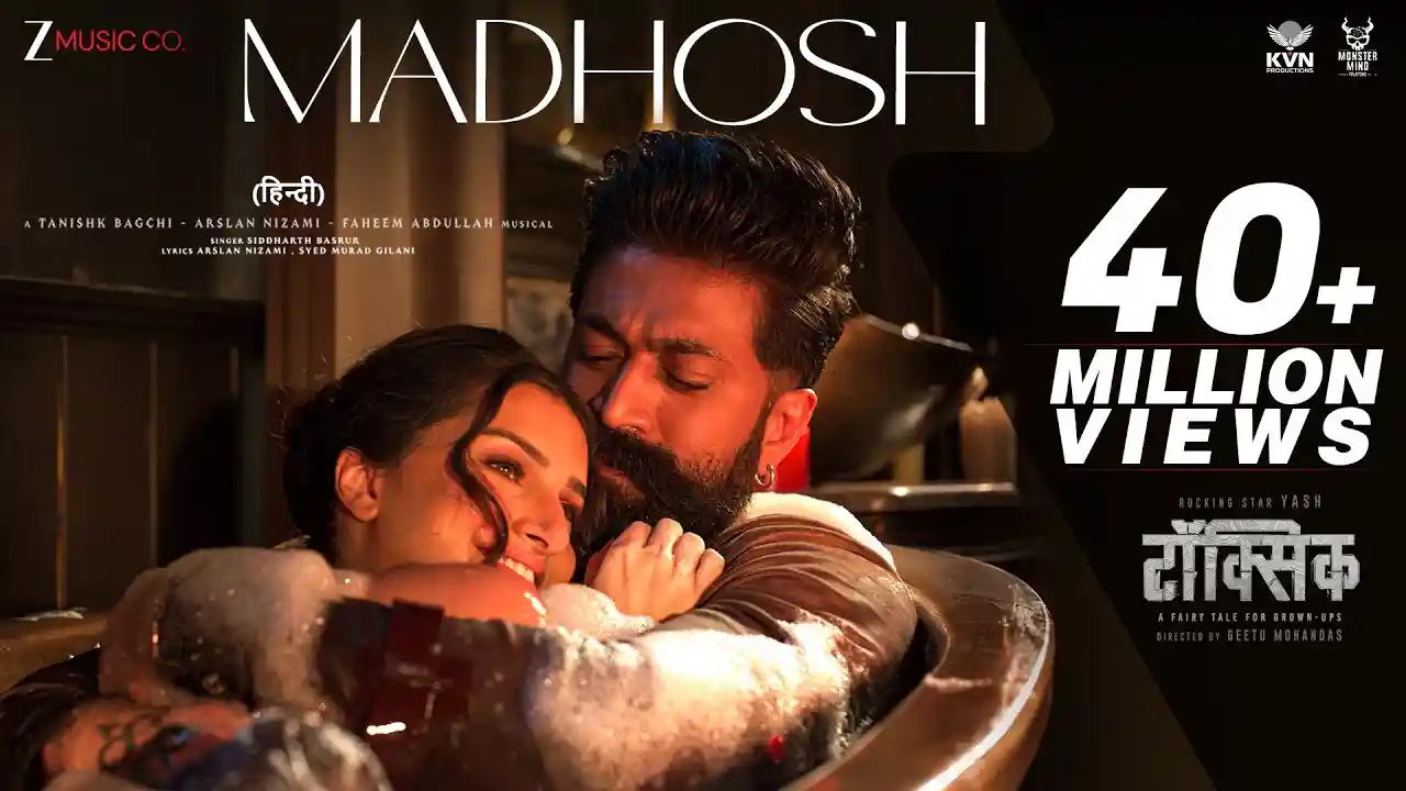 Madhosh Song Poster from Toxic