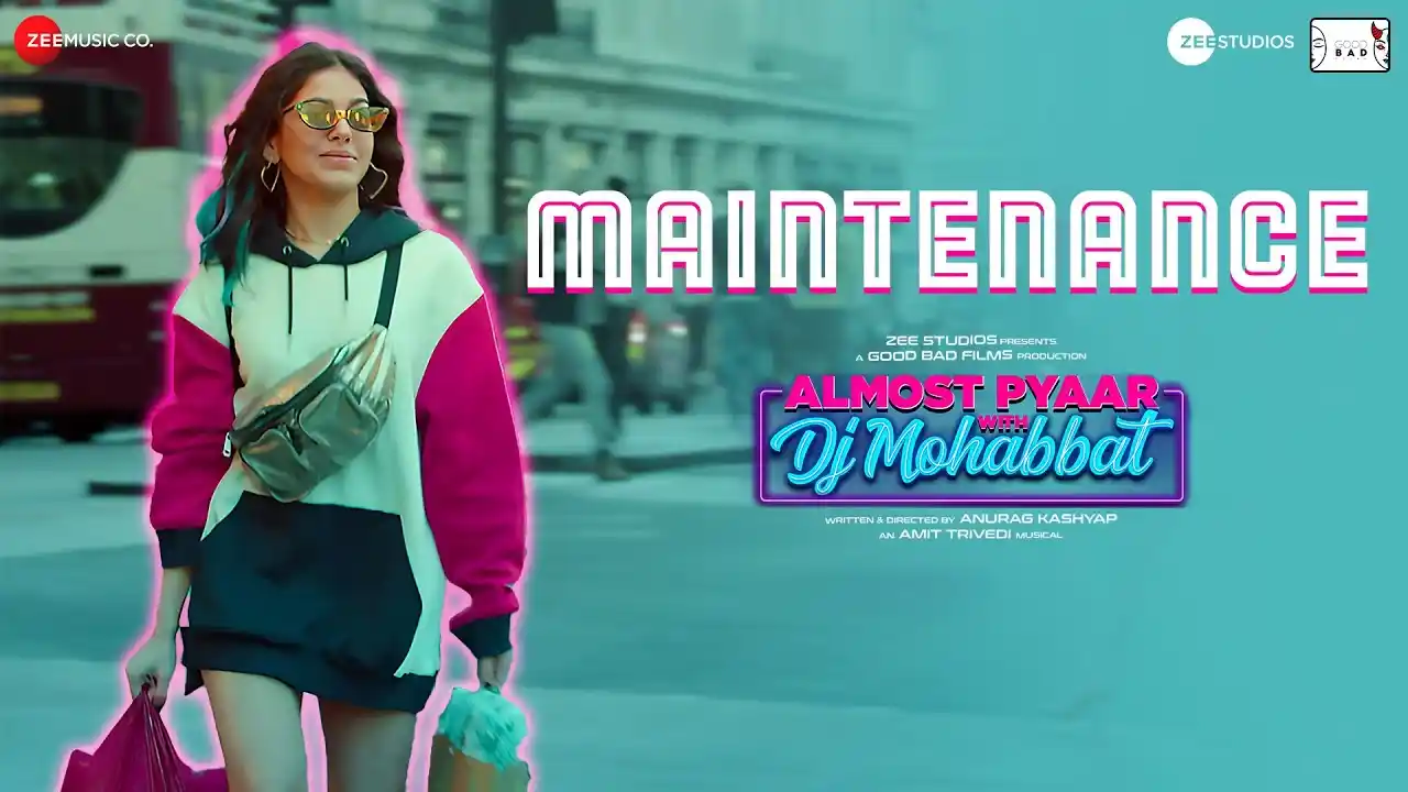 Maintenance Mera Maintenance Song Poster from Almost Pyaar with DJ Mohabbat
