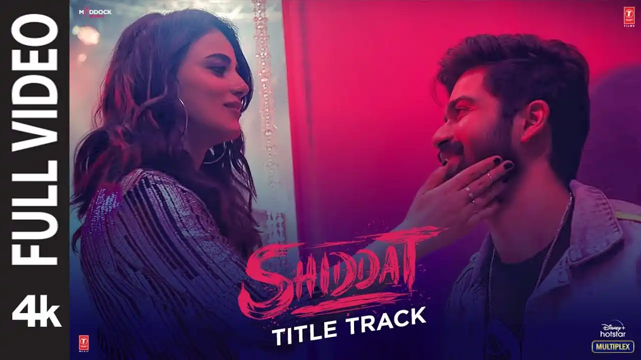 Shiddat Song Poster from Shiddat