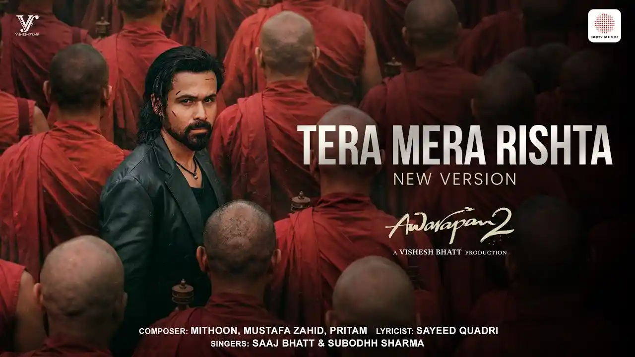 Tera Mera Rishta - New Version Song Poster from Awarapan 2