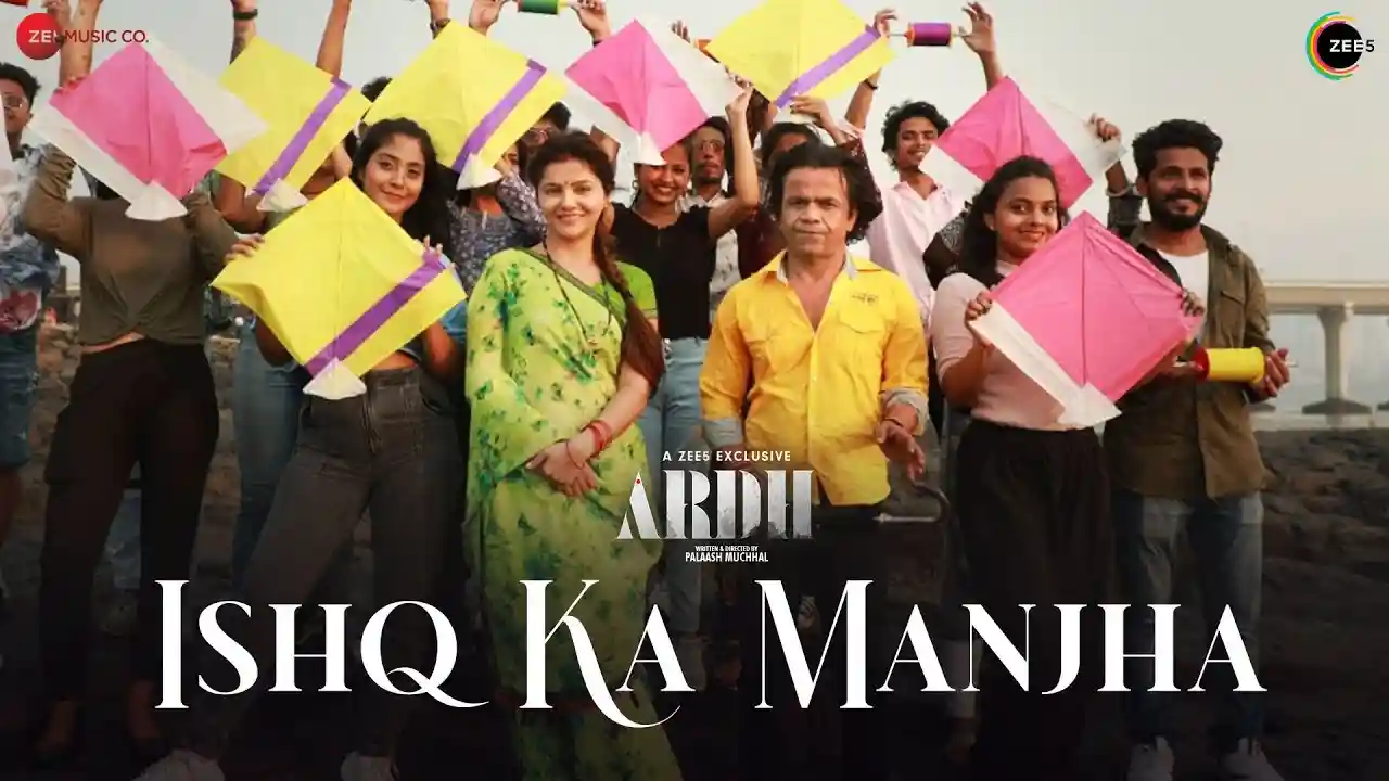 Tere Ishq Ka Manjha Chhoote Na Song Poster from Ardh