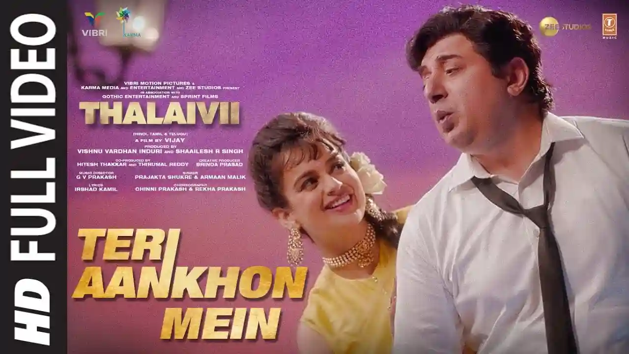 Teri Aankhon Mein Kya Hai Song Poster from Thalaivii