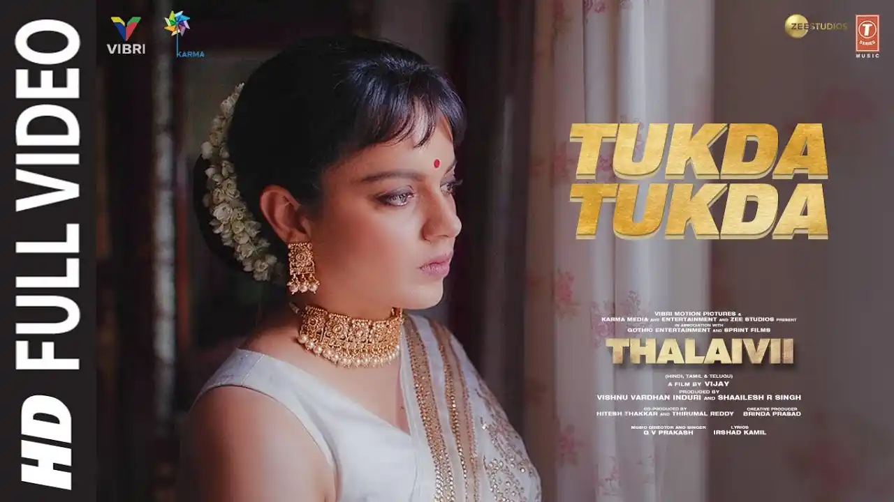 Tukda Tukda Din Beeta Song Poster from Thalaivii