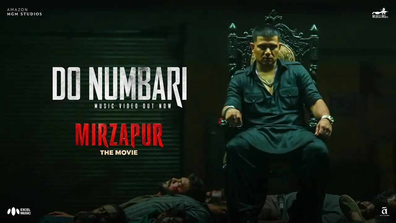 Do Numbari Song Poster from Mirzapur The Movie