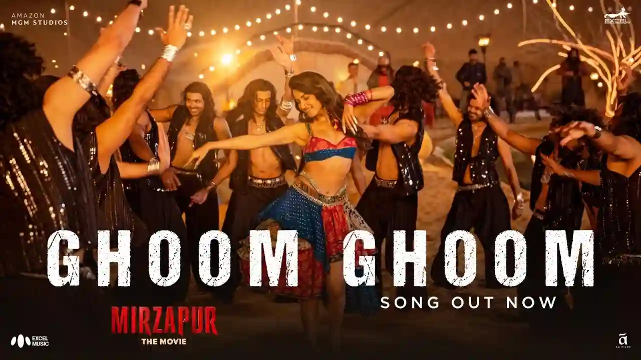 Ghoom Ghoom Song Poster from Mirzapur The Movie