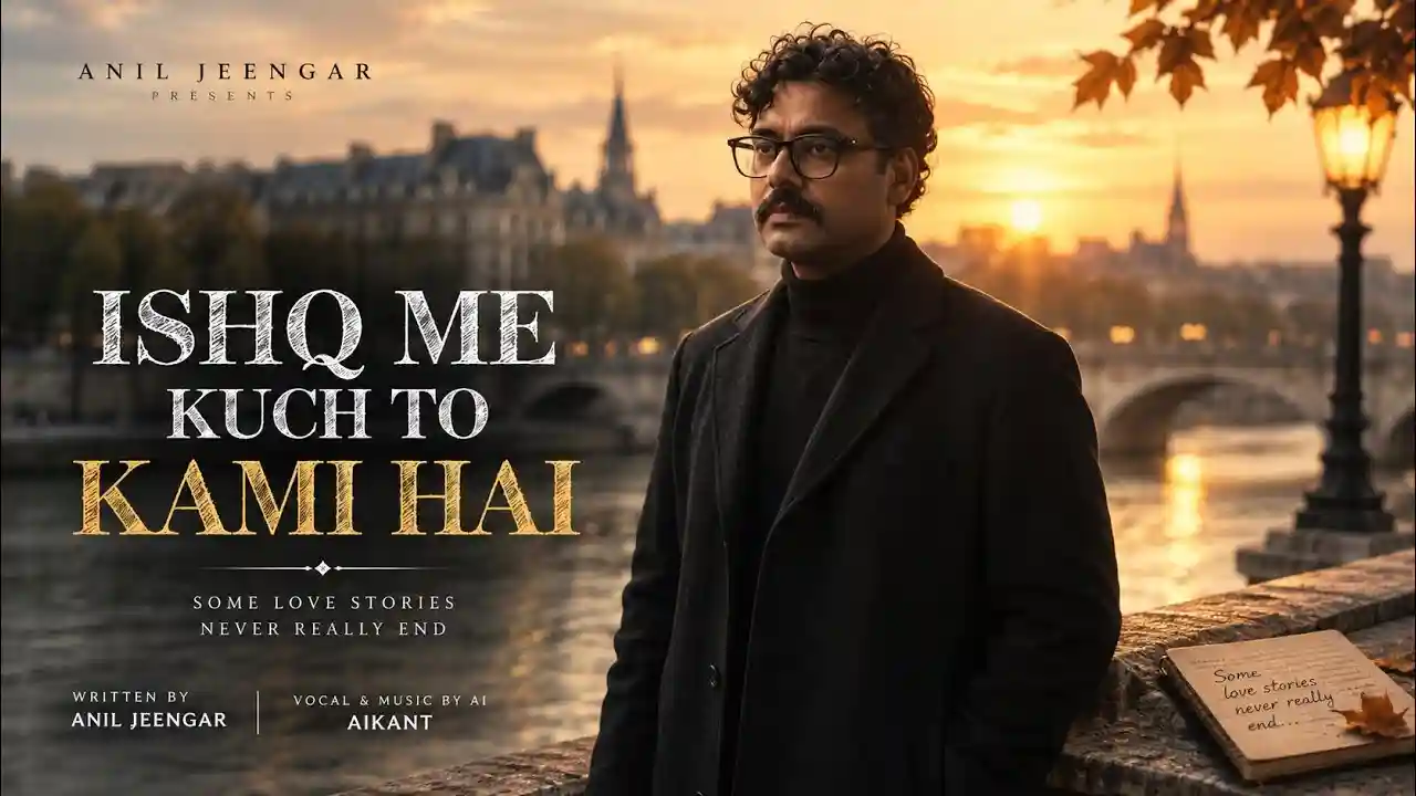 Ishq Mein Kuch To Kami Hai Song Poster from Anil Jeengar