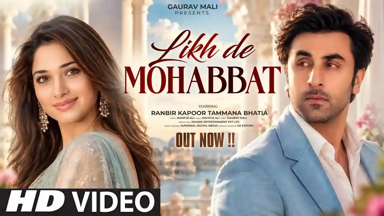 Likh De Mohabbat Song Poster from Gaurav Mali