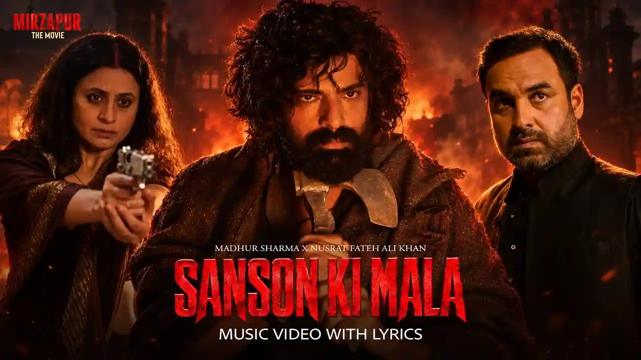 Sanson Ki Mala Song Poster from Mirzapur The Movie