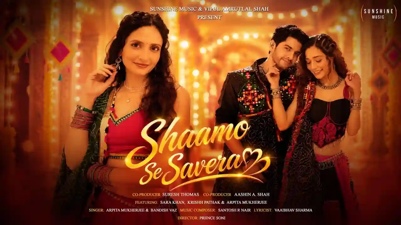 Shaamo Se Savera Song Poster from Sunshine Music