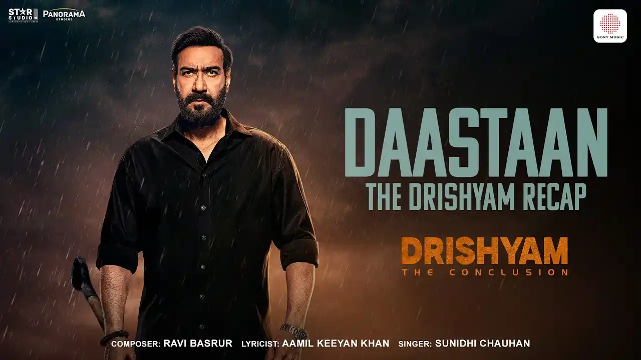 Daastaan - The Drishyam Recap Song Poster from Drishyam - The Conclusion