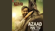 Azaad Hai Tu Reprise Song Poster from Azaad