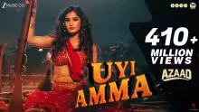 Uyi Amma Song Poster from Azaad