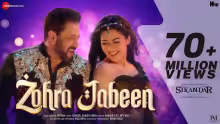 Zohra Jabeen Song Poster from Sikandar