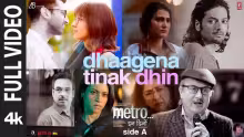 Dhaagena Tinak Dhin Song Poster from Metro In Dino