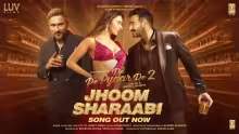 Jhoom Sharaabi Song Poster from De De Pyaar De 2