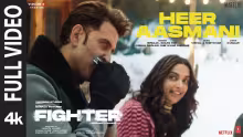 Heer Aasmani Song Poster from Fighter