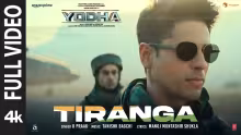 Tiranga Song Poster from Yodha