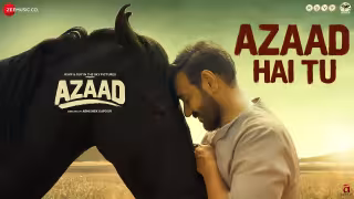 Azaad Hai Tu Song Poster from Azaad