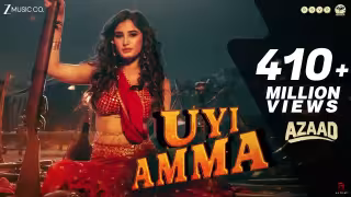 Uyi Amma Song Poster from Azaad