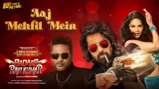 Aaj-Mehfil-Mein-Song-Poster-Badass-Ravi-Kumar