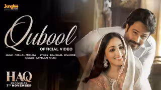 Qubool Song Poster from Haq