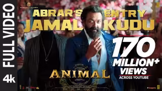 Abrar Entry - Jamal Jamaale Jamaaloo Jamal Kudu Song Poster from Animal