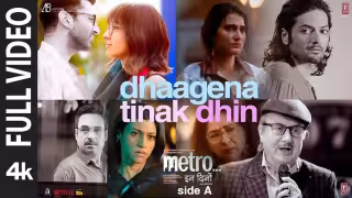 Dhaagena Tinak Dhin Song Poster from Metro In Dino