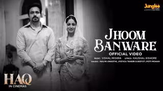 Jhoom Banware Song Poster from Haq