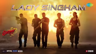 Lady Singham Song Poster from Singham Again