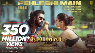 Pehle Bhi Main Song Poster from Animal