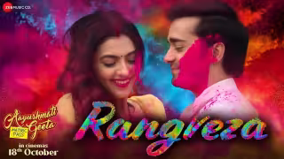 Rangreza Song Poster from Aayushmati Geeta Matric Pass
